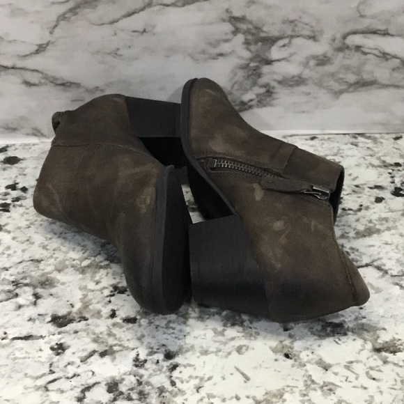 Franco Sarto Greco Suede Ankle Boot Booties - Picture 3 of 13